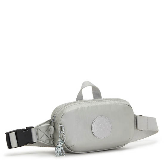 Kipling Alys Metallic Bel Çantası Gümüş | TR 2214ZU